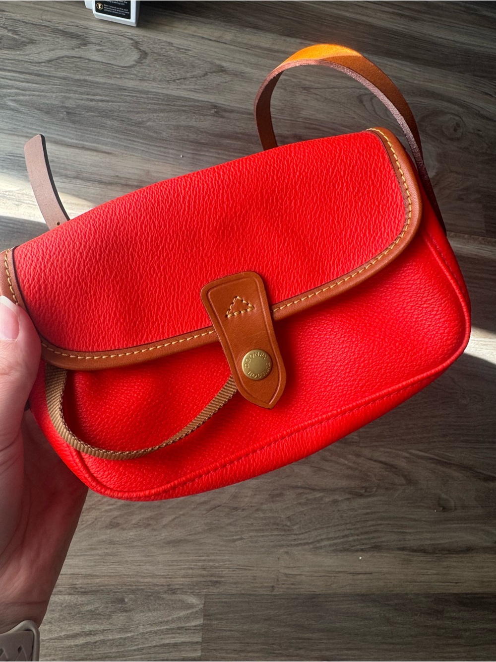 Dooney & Bourke orange Crossbody